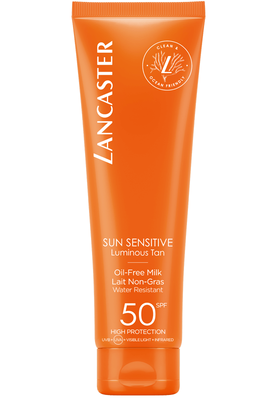 Dynamiek Distilleren samenwerken Lancaster Beauty - Sun Sensitive - Oil-Free Milk SPF50 | Lancaster Beauty